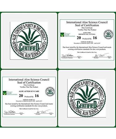 Aloe Vera Drinking Gel Juice Peach Flavor - 99% Inner Leaf Gel Not Whole Leaf (1000ml) - Buy Online on GoSupps.com