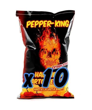 XOX Pepper-King Habanero Kessel Chips (10x125g)