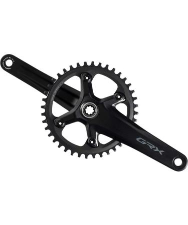 Shimano GRX FC-RX600-1 Crankset - 170mm, 11-Speed, 40t, 110 BCD, Hollowtech II Spindle Interface, Black