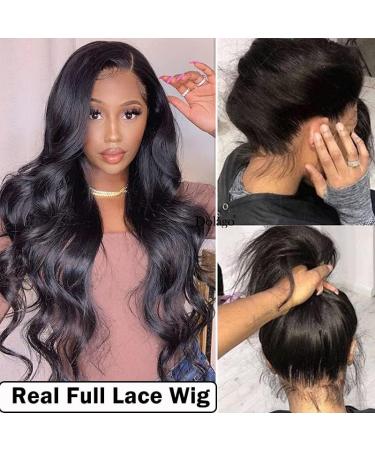 Wigs 360 HD Lace Frontal Wig Body Wave Human Hair Pre Plucked 13x4 Lace Front Wigs for Women Light Brown Lace Human Hair Wig 30 Inch Hair Extensions (Size : 150 Density 360 Wig Color : 26inches) - Buy Online on GoSupps.com