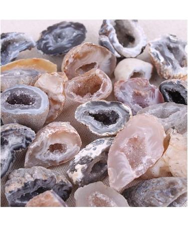 Natural Crystal Rough for 1Pcs Geodes OCO Agate Natural Crystals Druzy Halves Quartz Specimens DIY Decor Raw Stones and Minerals (Size : 1-3.5cm) (Size : 1-3.5cm) - Buy Online on GoSupps.com