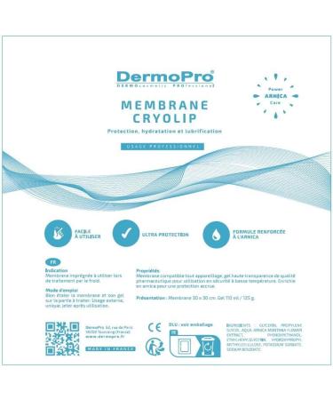 Dermopro 50 Arnica Power Care Cryolipolysis Membranes Large size presoaked compatible with all devices down to 15 C - Buy Online on GoSupps.com