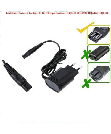 BAAQII Charger Electric Adapter for Philips Shavers HQ8505 HQ8500 HQ6425 HQ6426 - Buy Online on GoSupps.com