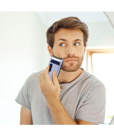 Electric Beard Shaver - Electric Cordless Shavers | Portable Face Shavers | USB Rechargeable 3W Beard Trimmer Retro Shaver | Metal Foil Shaver Waterproof For Men's Face Neck And Chin Care - Buy Online on GoSupps.com