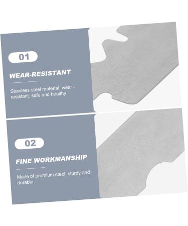 Magiclulu 300 pcs Razor Blade Facial Cutter - Precision Stainless Steel Hairdresser Tool for Smooth Shaves & Noodle Cutting - Buy Online on GoSupps.com