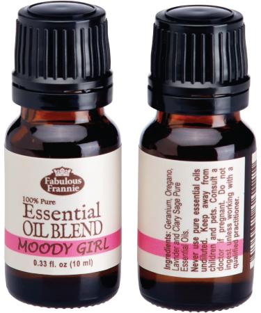 Fabulous Frannie Moody Girl Essential Oil Blend 10ml - 100% Pure Therapeutic Grade | Geranium Lavender Oregano Clary for PMS Relief | International Shipping - Buy Online on GoSupps.com