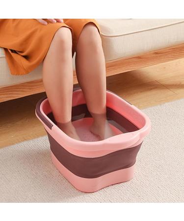 Dijiusidy Foldable Foot Bath - Comfortable TPE Design Easy to Clean Lightweight | Ideal for Relaxation & Self-Care - Buy Online on GoSupps.com