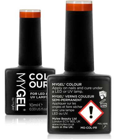 Mylee Gel Nail Polish 10ml Orange Crush | UV/LED Soak-Off Manicure Pedicure | Long Lasting & Easy to Apply | MG0076 - Buy Online on GoSupps.com