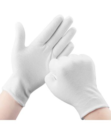 3 Pairs White Cotton Moisturizing Gloves for Bedtime Eczema Care Sleep Lotion Gloves Hand Care Rough Cracked Hand Care Gloves (3 Pairs) - Buy Online on GoSupps.com