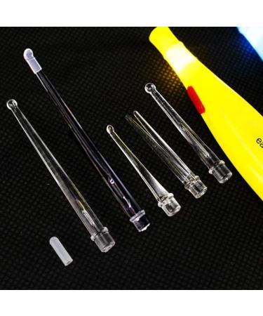 Earlywish Professional Upgraded 6.75" Long Tonsil Stone Removing Tool LED Light 2 Sets Color Blue + Yellow 5 Tips Each Color + 1 Stainless Steel Tonsillolith Pick + 1 Irrigation Syringe Oral Clean Blue+yellow - Buy Online on GoSupps.com