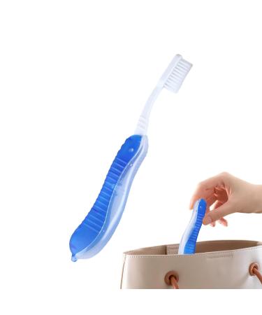 Generic travel toothbrush - outdoor manual toothbrush combined - portable toothbrush for adults and children dental care for camping vacation short trips hospital stays