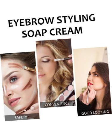 Healeved 2 Pcs Eyebrow Styling Cream Clear Brow Wax Eyebrow Makeup Pomade Eyebrow Shaper Kit Wax Stick - Buy Online on GoSupps.com
