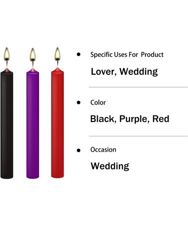 Romantic Low Temperature Wax Play Candles for Couples - Perfect for Lovers, Weddings & Intimate Moments - Buy Online on GoSupps.com