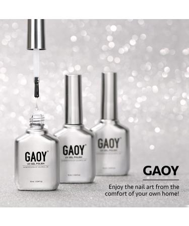 GAOY Peel Off Gel Base Coat for Gel Nail Polish 16ml Peelable Clear Foundation for Use with UV LED Nail Lamp - Buy Online on GoSupps.com