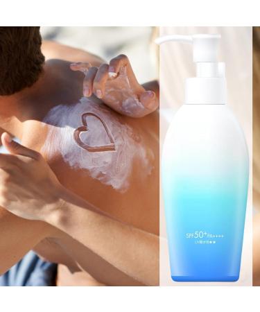 SPF50 Sunscreen SPF50+ Body Sunscreen Gel 140mlFace Sun Protection Lotion NonGreasy Body Moisturizer For Holiday Sports Commuting Daily Outdoor Sports - Buy Online on GoSupps.com