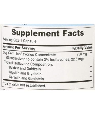 Puritan's Pride Non-GMO Soy Isoflavones 750mg - 120ct | Menopause Support for Hot Flashes - Buy Online on GoSupps.com
