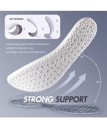 XINIFOOT Shock Absorption Insoles - 3 Pairs of Flexible PU Inserts for Men (US 8-11) | Relieve Foot Pain & Maximum Comfort in Black - Buy Online on GoSupps.com