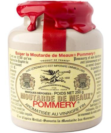 Pommery Mustard Trio with Wholegrain Honey and Green Peppercorn Mustard 250g x 3 - Buy Online on GoSupps.com