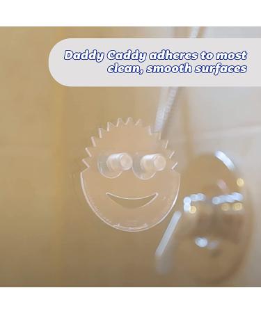 Scrub Daddy Sponge Holder - Non-Slip Daddy Caddy for Smiley Face Sponge - Kitchen and Bathroom Sink Organizer with Suction Cups - Self Draining, Dishwasher Safe - 1ct - Buy Online on GoSupps.com