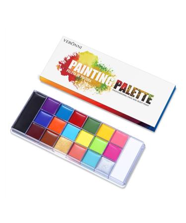 Face Painting Kit Dress Up for Masquerade Party Holiday 20 Color Face Color Body Paint Oil Color Set Professional Body & Face Paint Kit ( Color : A )