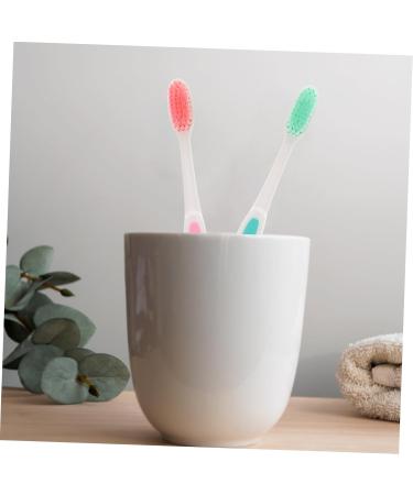 Buy HomsfoU Soft Nano Toothbrush Set - 4 Two-Layer Ergonomic Toothbrushes for Adults - Premium Korean Design - Buy Online on GoSupps.com