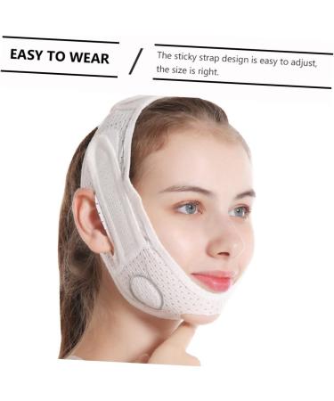 Beaupretty the facial lifting band Facial Strap facial cheek v shape V-Line Chin Band tape sleeping Thin belt the Nylon Mesh woman Tape - Buy Online on GoSupps.com