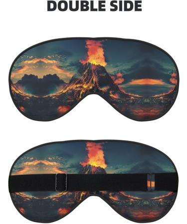 SSIMOO Volcano Soft Sleep Eye Mask - Breathable Black Eye Patch for Women | Perfect for Travel & Relaxation - Buy Online on GoSupps.com