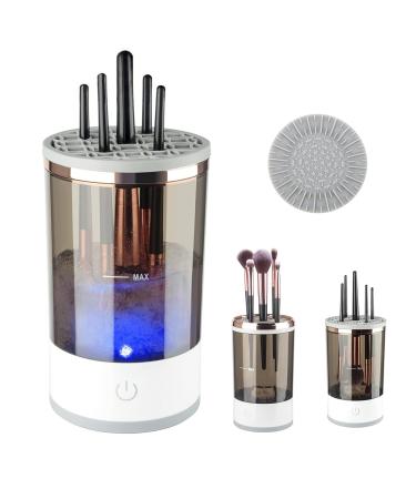 Makeup Brush Cleaner Cosmetic Supplies Storage Box Deep Cosmetic Brush Spinner for Brushes Brush Cleaner Fit For All Size Makeup Brush Gift for Women Wife Mother's Day