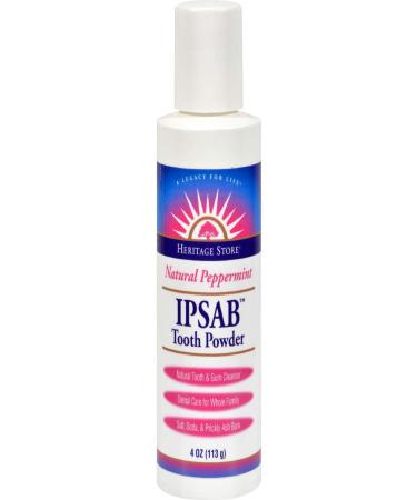 Heritage Store Ipsab Tooth Powder 4 OZ
