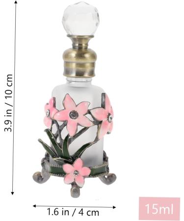 Angoily Perfume Bottle Arabian Perfume Arab Perfumes Perfume Empty Glass Nasal Spray Travel Liquid Container Perfume Storage Bottle Terrarium Child Glass Metal Essential Oil Antique - Buy Online on GoSupps.com