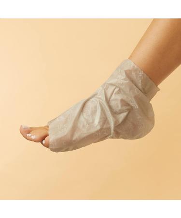 VOESH Collagen Socks - Moisturizing Spa Pedicure Treatment for Dry Feet, Cracked Heel Repair - Vegan 4pk with Seed Oil - Buy Online on GoSupps.com