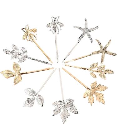 New 2025 Bee Leaf Barrettes For Women New For Fashion Hairpins Hair Clips Hair Style Tool Hairpin Headwear Barrette Hair Accessories Jewelry Fashion Accessories Creative Gift - Buy Online on GoSupps.com