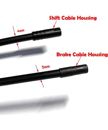 Farbetter 50ft Bicycle Brake & Shifter Cable Housing Kit with 80 PCS Caps - Buy Online on GoSupps.com