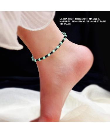 Magnetic Foot Chain for Pain Relief | Women's Magnet Therapy Bracelet for Ankle & Joints - Buy Online on GoSupps.com