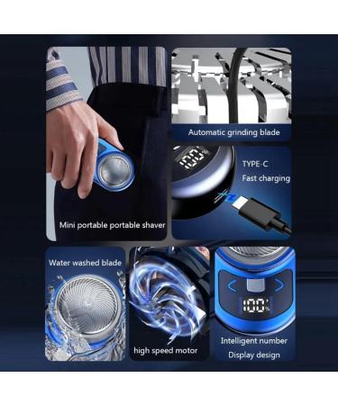 Kecung Portable Electric Shaver Pocket Shaving for Men Mini Beard Shaver LCD Power Display Rechargeable Travel Home Shaver-D Easy Install - Buy Online on GoSupps.com