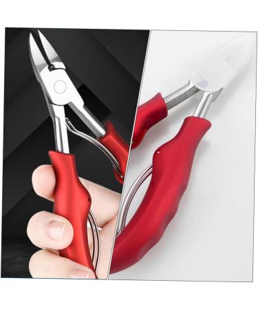 IWOWHERO 1pc Nail Clippers Nail Grooming Plier Nail Tool Angled Nail Clipper Nail Trimmer Nail Pliers Dead Skin Jewelry Kit Jewlery Kit Toe Red Nail File Stainless Steel Manicure - Buy Online on GoSupps.com