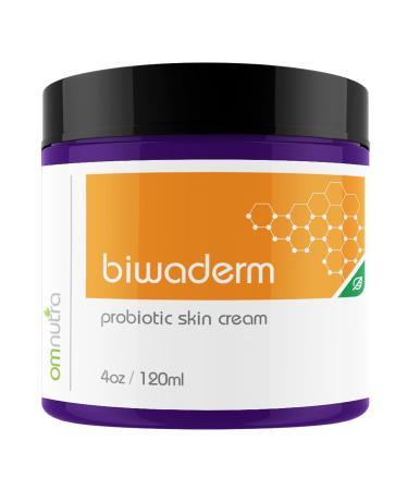 Biwaderm Probiotic Skin Cream - 4OZ Organic Based Topical Probiotics for Skin Care Eczema Treatment Psoriasis Treatment for Folliculitis Treatment Pure Aloe Vera Gel 4oz