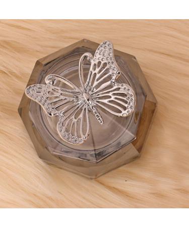 FOMIYES Nail Art Glass Cup Crystal Acrylic Nail Dappen Dish Cup Manicure Nail Dish Monomer Bowl Manicure Glass Cup Nail Liquid Cup with Metal Lid - Buy Online on GoSupps.com