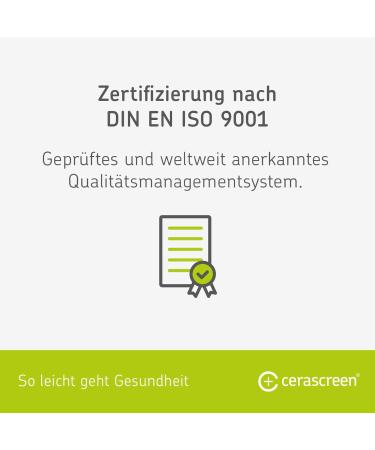 Homocysteine Test from Cerascreen | Convenient Home Testing for Arteriosclerosis & Hypertension | Professional Lab Analysis & Detailed Report - Buy Online on GoSupps.com