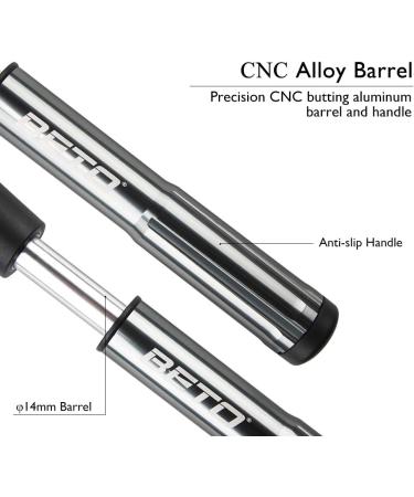 Beto MTB Bike Tire & Shock Pump - 300psi High Pressure for Rear Shock & Suspension Fork - Schrader/Presta Valve Adapter - Dial Gauge & Bleed Valve Included - Buy Online on GoSupps.com