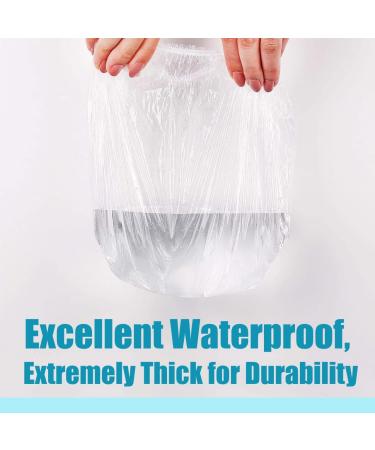 Myhomebody Extra Thick Disposable Shower Cap | Transparent Shower Caps for Women | 50 Pack - Ideal for Long Hair & Salon Use | Durable Shower Accessories - Buy Online on GoSupps.com