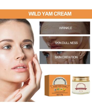 SEMINISMAR Anti-Ageing Cream Wild Yam Cream Skin Moisturising Cream Skin Moisturiser Firming Anti Wrinkle Cream Anti-Wrinkle Cream Instant Wild Yam Root Cream 70 g 1 Piece - Buy Online on GoSupps.com