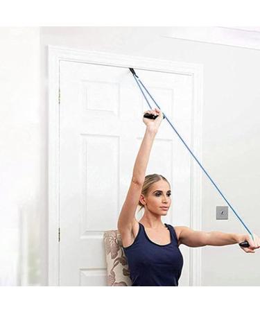 Shoulder Pulley over the Door - Over the Door Pulley Exercise Pulleys Shoulders Doorway | Over Door Exerciser Pulley System Arm Rehabilitation Assisting Exercise Equipment for Aids in Recovery - Buy Online on GoSupps.com