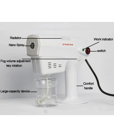 Handheld Salon Hair Steamer Professional Nano Hair Care Sprayer Penetrating Hair Roots Deep Layer Replenishment Red - Buy Online on GoSupps.com