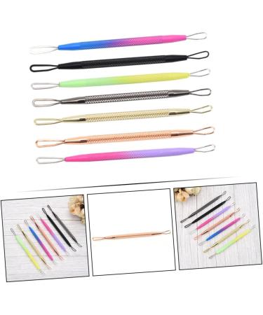 FRCOLOR 7pcs Double-headed Extrusion Ring Pimple Extraction Tool Whitehead Removers Comedone Extractors - Buy Online on GoSupps.com
