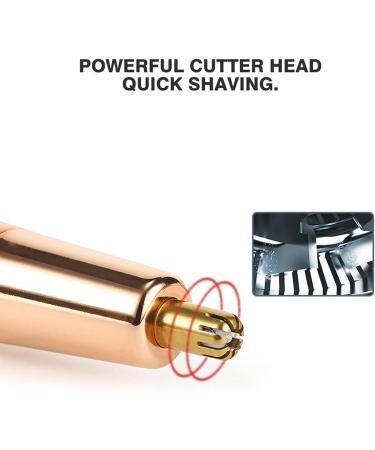 Rehomy 4 in 1 Women's Hair Trimmer Set - Rechargeable Painless Eyebrow Nose Ear and Body Hair Remover for Effortless Grooming - Buy Online on GoSupps.com