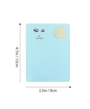 Fomiyes 3-Piece Crystal-Patterned Tile Extension Tool Set - Green Seal Loose Professional Jade Tool Holder for Eyelash Display (12x9cm) - Buy Online on GoSupps.com