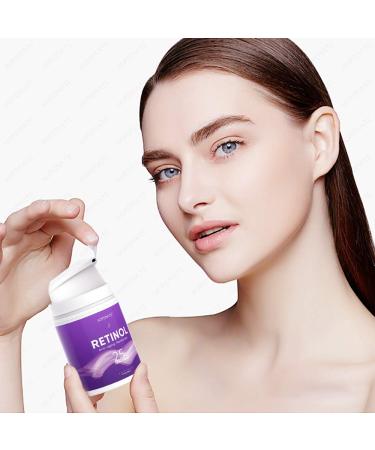 HOPEMATE Premium Retinol Cream 2.5% for Face & Eye Care - Anti-Aging Moisturizer with Hyaluronic Acid, Vitamin E, Green Tea - Day & Night Cream (1.7 Fl.Oz) - Buy Online on GoSupps.com