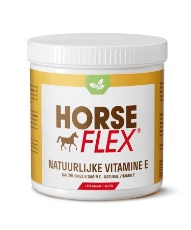 Horse flex Natural vitamin E + selenium powder for horses to support muscle functions muscle metabolism and muscle building - 816 grams