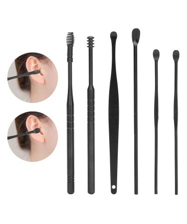Portable Ear Wax Remover Set - U-Shape Spoon & Spiral Cleaner Tool with Storage Case | International Shipping Available - Buy Online on GoSupps.com